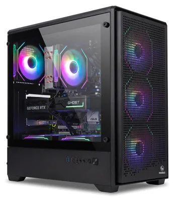 Produktbild von Gaming PC High End Workstation mit Intel Xeon 14-Kerne CPU | Nvidia GeForce RTX 3050 6 GB | 32 GB RAM | 1 TB NVMe M.2 SSD | Windows 11 Pro | mit ARGB
