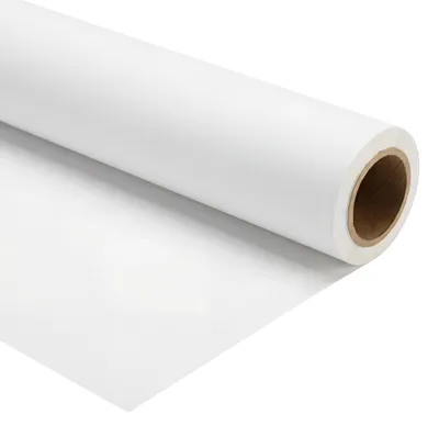 Produktbild von Walimex pro Hintergrundkarton 1,35 x 10 m weiß, robuster Fotohintergrund aus Karton, Fotoleinwand als Backdrop für Fotostudio, reflexfrei, strapazierfähig, ideal für Produktfotografie