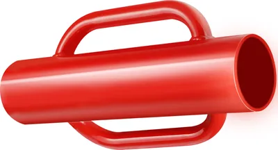 Obrázek produktu pro SucceBuy ovladač plotových sloupků s rukojetí, vnitřní průměr 2,7 palce, 14 liber, robustní uhlíková ocel, pro U-profily, signální sloupky, dřevěné sloupky, zemědělské ploty, červený