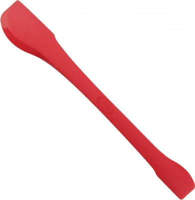 Image de Oetker, spatule de cuisine en silicone, spatule de qualité supérieure en silicone platine avec 2 parties fonctionnelles, convient entre autres pour le Thermomix - résistant à la chaleur jusqu'à 230 degrés