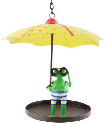 Produktbild von Exner Vogel-Futterstation FROSCH Linsi in blauer Hose | EX-238869-B