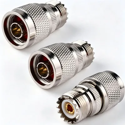 3er-Pack SO239 Koaxialstecker-Adapter N auf UHF