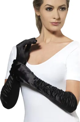 Produktbild von Smiffys - Damen Handschuhe "Temptress" SM707 (Einheitsgröße) (Schwarz)