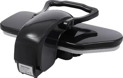 Obrázek produktu pro Napařovací žehlička, digitální ovládání, několik nastavení materiálu, černá barva