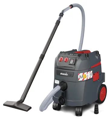Immagine prodotto di Aspirapolvere da umido e da secco, aspiratore di alta qualità per cantieri e officine, 1600 Watt, 35 litri