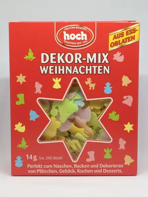 Weihnachts-Dekorationsmix, 200 Stück, 14 g