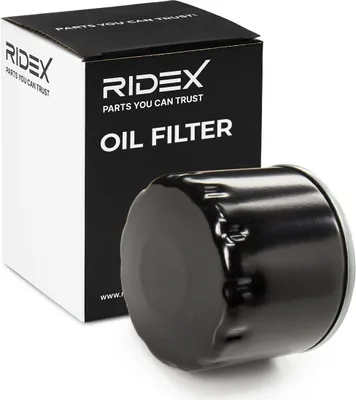 Produktbild von Ölfilter RIDEX 7O0229 Anschraubfilter für RENAULT Clio III Schrägheck (BR0/1, CR0/1) für FIAT PANDA (169) 500 (312) 500 C (312) PUNTO (188) BRAVO II