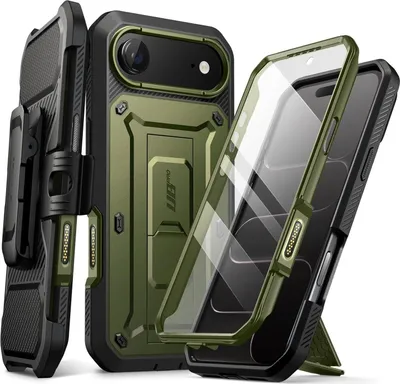 Image de Supcase UB Pro Case pour iPhone 17 Air Guldan Blindé avec Clip