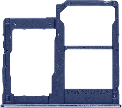 Immagine prodotto di Clappio, supporto dual-SIM e per schede Micro-SD per Samsung Galaxy A40, colore blu
