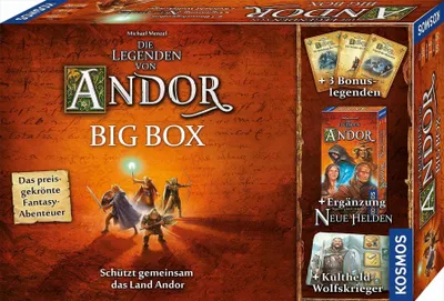 Produktbild von Die Legenden von Andor - Big Box