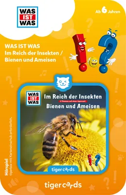 Produktbild von Tigercard WAS IST WAS: Im Reich der Insekten / Bienen und Ameisen