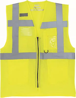 Image de YOKO Hi-Vis Top Cool Recycled Open Mesh Executive Waistcoat