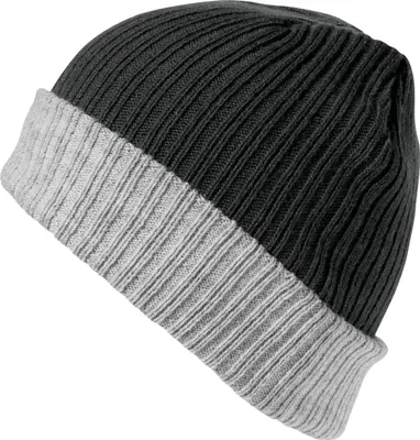 Immagine prodotto di Result Cappello a maglia a doppio strato Winter Essentials RW5164 (Taglia unica) (Nero/Grigio)