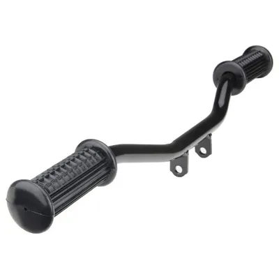 Produktbild von Fußrastenrohr Fußrastenstange schwarz mit Gummi für Zündapp GTS KS C 50 517 529