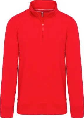 Produktbild von Kariban Herren Sweatshirt Pullover Sweat Pulli Langarmshirt Hoodie, Größe:S, Farbe:Rot