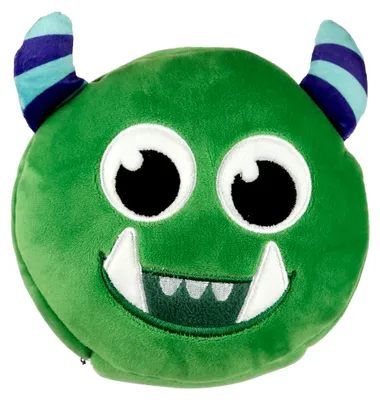 Produktbild von Relaxeazzz Plüsch Grün Monstarz Monster Reisekissen & Schlafmaske