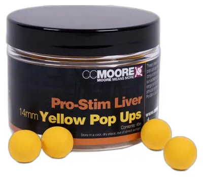 Produktbild von CCMoore Pro-Stim Liver Yellow Pop Ups 14mm Pop Ups