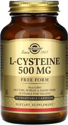 Productafbeelding van Solgar L-cysteine 500 mg 90 capsules 8319