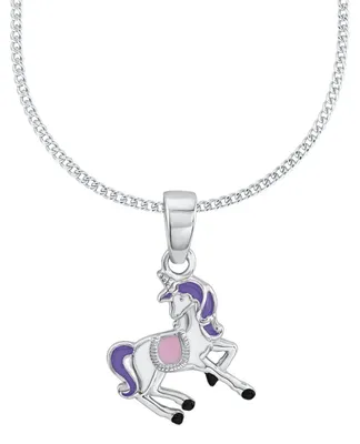 Produktbild von Lillifee Mädchen Halskette 2013150 Einhorn Rosalie Silber