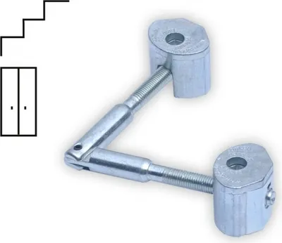 Produktbild von Schrägverbindung für Handlauf 8x135 - Packung mit 1 Stück