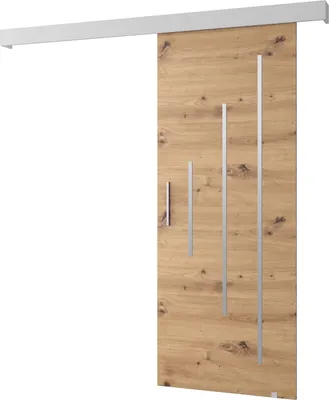 Produktbild von MEBLE KRYSPOL  Schiebetürsystem SALWADOR Y mit Schienenabdeckung, Einbautüren, 90x204cm, Artisan