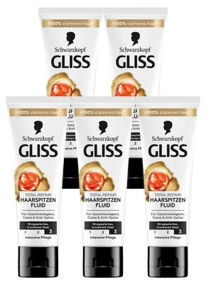 Obrázek produktu pro Gliss Kur Hair Tip Fluid Oil Nutritive s pečujícími oleji 50ml 5-pack