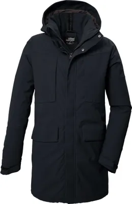 Immagine prodotto di Killtec - Parka funzionale da uomo con cappuccio senza zip, KOW 80 MN PRK (41848), taglia:M, colore:Nero (00200)