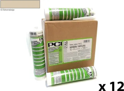Produktbild von PCI SET 12x Silcofug® E Elastischer Dichtstoff 12 x 310 ml - 02 Bahamabeige