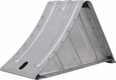 Produktbild von KNOTT G36 Radkeil 150 mm aus Metall für Anhänger und Wohnwagen