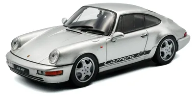 Productafbeelding van Solido 421438248 Porsche 911 (964) RS, zilver, 1994, schaal 1:43