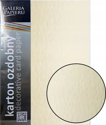 Produktbild von Premium Dekokarton A4 Creme 230g/m² - 20 Blatt