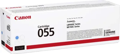 Image de Canon 055 - Cyan - original - Tonerpatrone - pour imageCLASS LBP664, MF745 ; i-SENSYS LBP663, LBP664, MF742, MF744, MF746 ; Satera LBP662