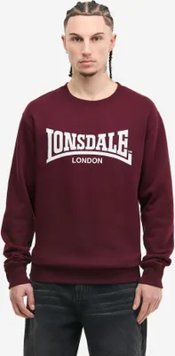Produktbild von Lonsdale Herren Sweatshirt Welham oxblood/ecru L
