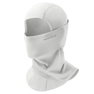 Immagine prodotto di ROCKBROS passamontagna autunno inverno per sport all'aperto bicicletta moto passamontagna riflettente antivento antipolvere, bianco