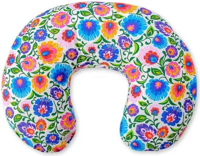 Image de Bobono Coussin d'allaitement en forme de haricot en fibre naturelle - Ergonomique et multifonctionnel en couleur naturelle