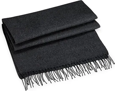 Produktbild von Beechfield B500 | Schals Classic Woven Scarf - 186 x 47 cm - Farbe: Charcoal - Größe: 186 x 47 cm