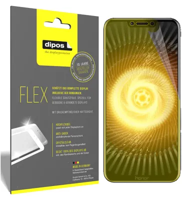 Produktbild von 3x Honor Play Schutzfolie Folie, 100% Displayabdeckung, dipos Flex