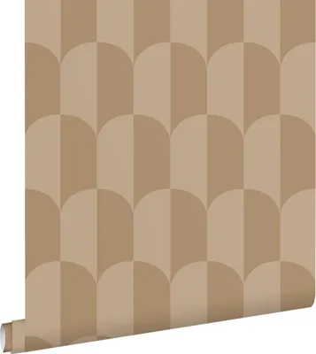 Produktbild von ESTAhome Tapete Art Decó Muster Beigebraun 50 x 900 cm