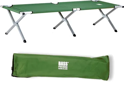 Produktbild von Klappbares Reisebett mit Abdeckung, 190 x 70 x 45 cm, grün