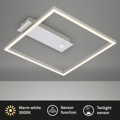 Image de Plafonnier LED, capteur, aluminium, LED/14W