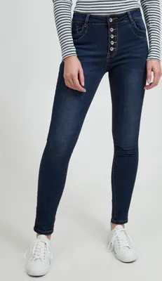 Obrázek produktu pro b.young BXKAILY JEANS NO Dámské džíny Denimové kalhoty 5 kapes Bavlna s elastickým materiálem Skinny Fit