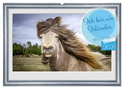 Produktbild von Ich bin ein Isländer (Wandkalender 2027 DIN A2 quer), CALVENDO Monatskalender