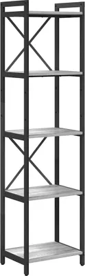 Obrázok produktu pre Regál na knihy Sivý dub sonoma 40 x 30 x 155 cm