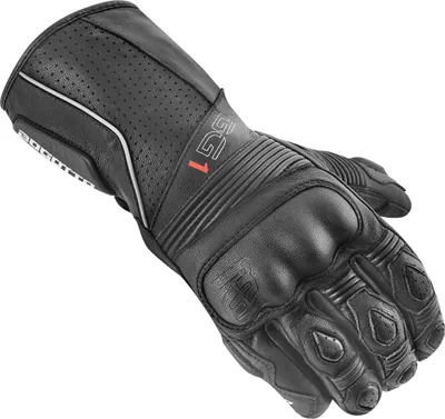 Produktbild von Bogotto Sprint perforierte Motorradhandschuhe, schwarz, XS