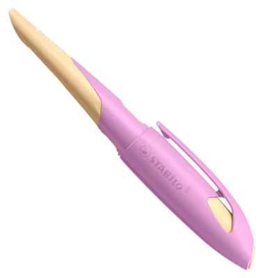 Image de STABILO EASYbirdy Pastel L avec plume A rose pâle/apricot