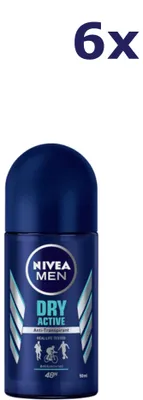 Produktbild von 6x Nivea Deo Roll-On 50ml Dry Active