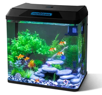 Imagen del producto de Acuario completo - Rectangular, 30 litros, color - Con iluminación LED