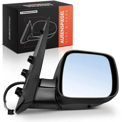Zdjęcie produktu dla Lusterko boczne prawe - lusterko samochodowe - pasujące do Citroën Nemo, Fiat Fiorino, Peugeot Bipper Tepee 1.2 1.4