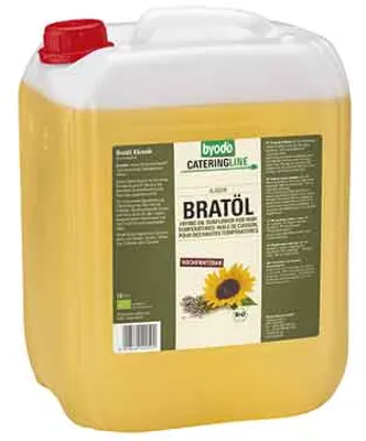 Produktbild von BYODO Bratöl Klassik 10l aus Sonnenblumenkernen