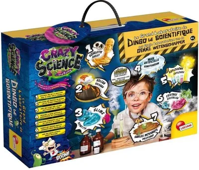 Immagine prodotto di Giocattoli scientifici, Crazy Science Dingo lo scienziato, 7 kit sperimentali, dagli 8 anni in su